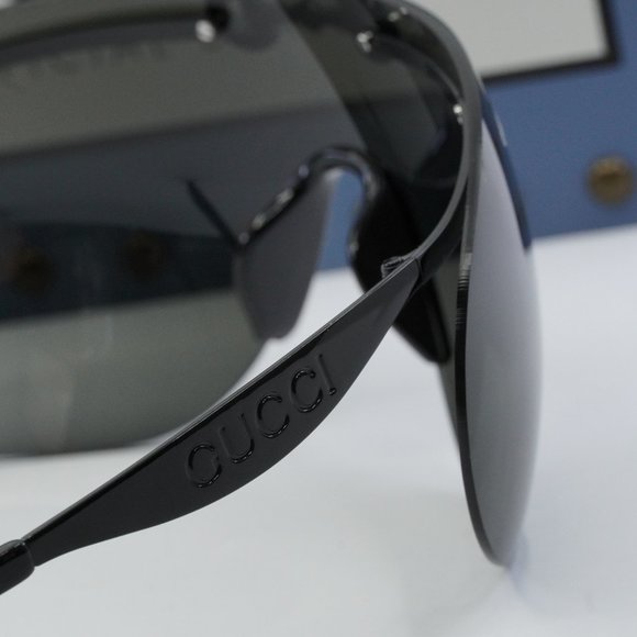 FINAL PRICE NEW GUCCI GG1656S 001 BLACK GREY SUNGLASSES - Picture 7 of 11